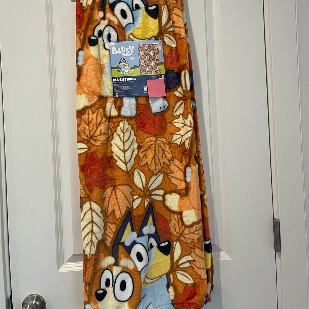 Bluey fall blanket